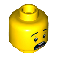 Lego hlava, žlutá (6195174)